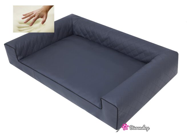 Orthopedische hondenmand Lounge Bed Indira Antraciet 100 cm-19682