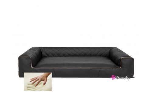 Orthopedische hondenmand Lounge Bed Indira Zwart 120 cm-0