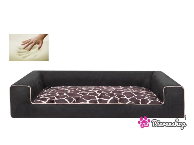 Orthopedische hondenmand Lounge Bed Zwart Koe 100cm-0