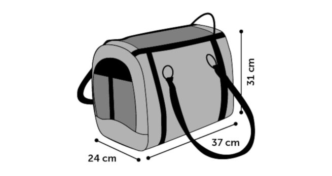 Hondentas Cilou Lichtgrijs 37cm - Afbeelding 6