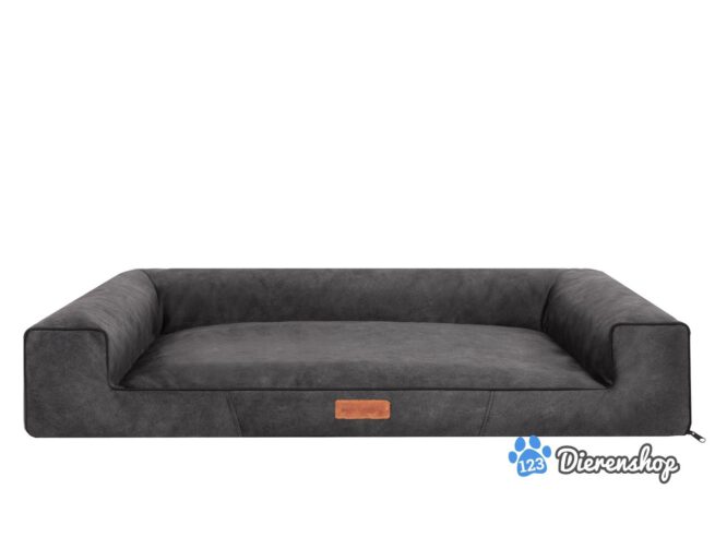 Hondenmand Lounge Bed Indira Misty Antraciet 120cm-0