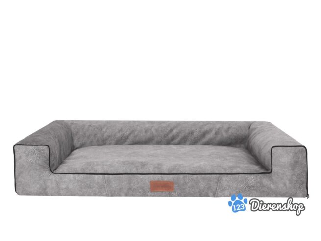 Hondenmand Lounge Bed Indira Misty Grijs-0