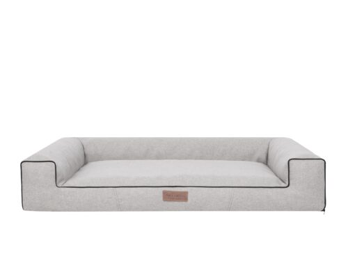 hondenmand lounge bed lux grijs