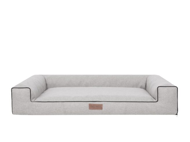hondenmand lounge bed lux grijs