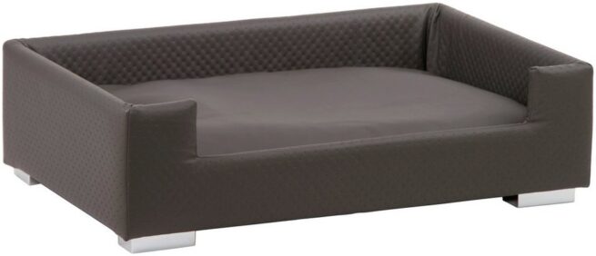 Hondenbank Taupe kunstleer 91cm