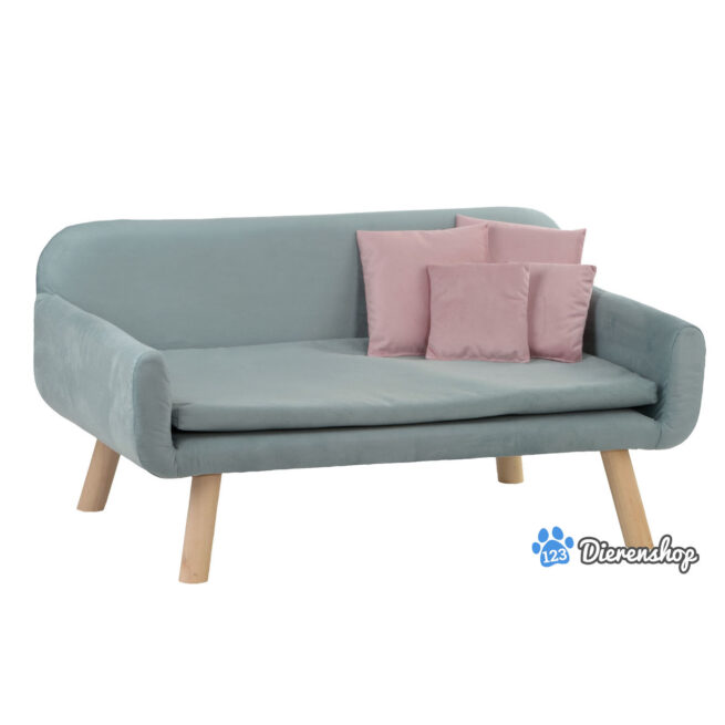 Hondensofa Blauw met kussens 103cm