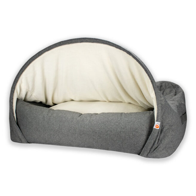 Hondenmand Snuggle Cave Sleepy Fox® Grijs 65cm - Afbeelding 2