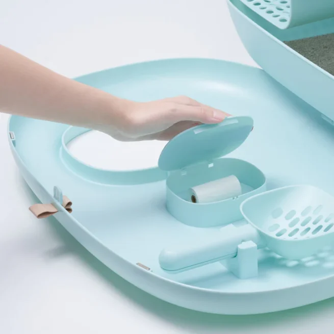 MakeSure Design kattenbak Mintgroen - Afbeelding 5