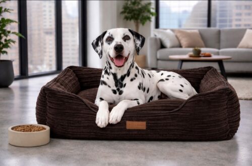 Hondenmand Supersoft Rib Bruin