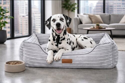 Hondenmand Supersoft Rib Grijs