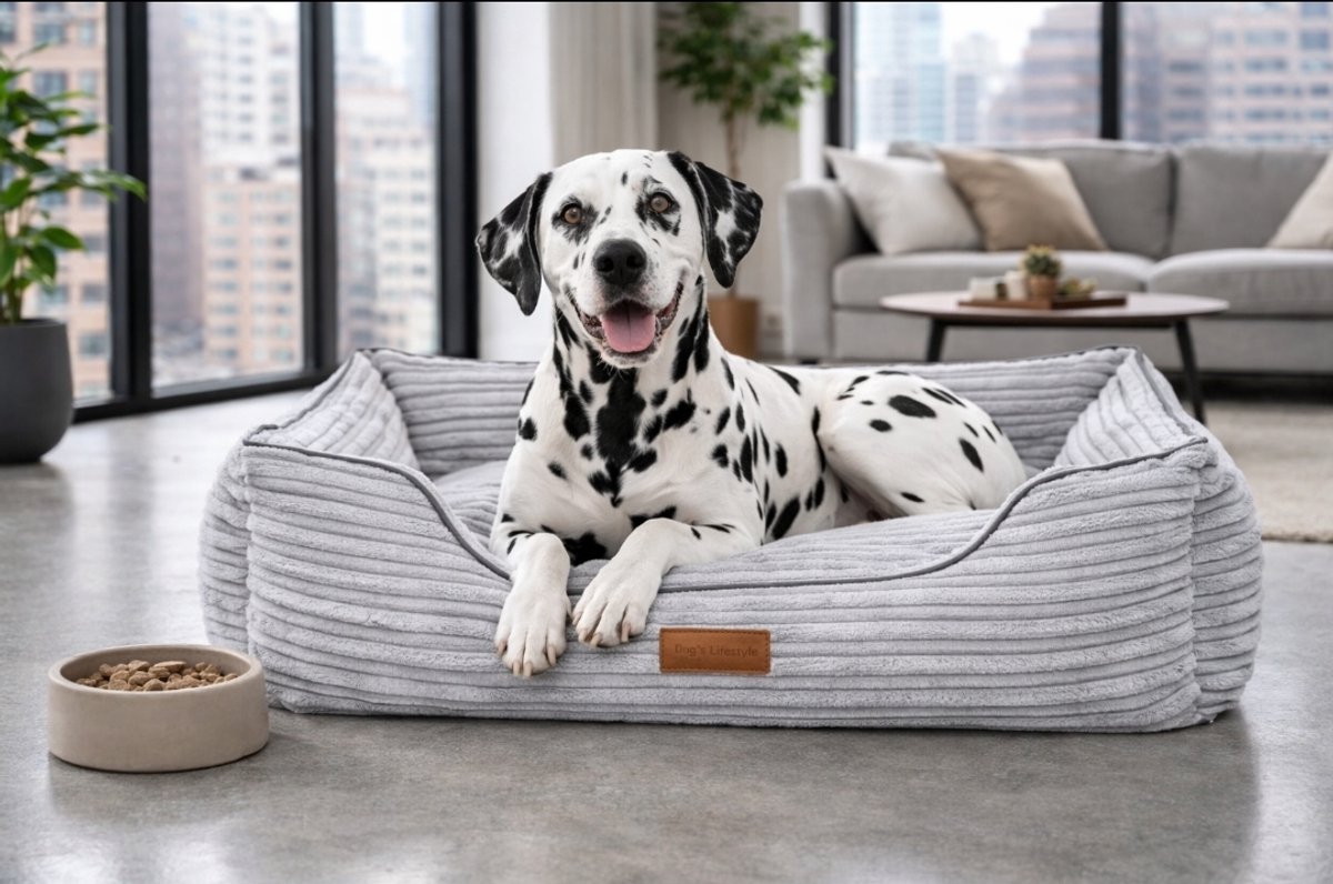 Hondenmand Supersoft Rib Grijs