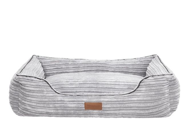 Hondenmand Supersoft Rib Grijs