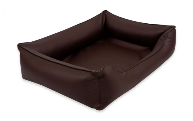 Orthopedische hondenmand Eco-Leer Bruin 120cm - Afbeelding 2