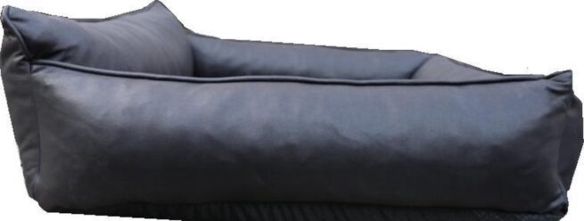 Hondenmand Napzzz Divan Nicole Lederlook Zwart - Afbeelding 2