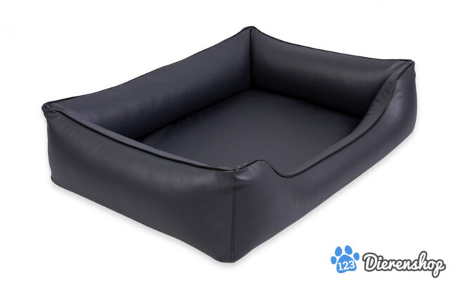 Orthopedische hondenmand Eco-Leer Antraciet 120cm - Afbeelding 2