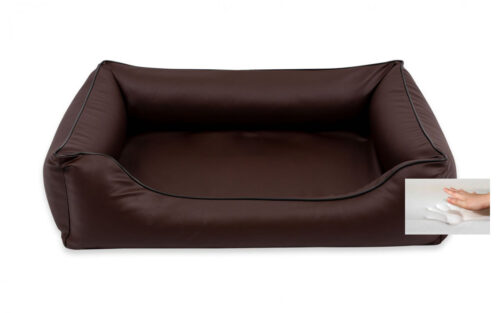 Orthopedische hondenmand Eco-Leer Bruin 120cm