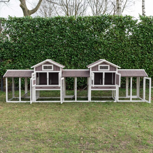Konijnenhok Amalie Duo Giant ( 411cm ) - Afbeelding 2