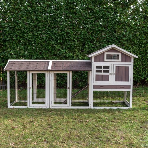 Konijnenhok Amalie met XL Ren