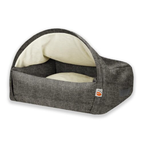 Hondenmand Snuggle Cave Sleepy Fox® Soft Touch Grijs