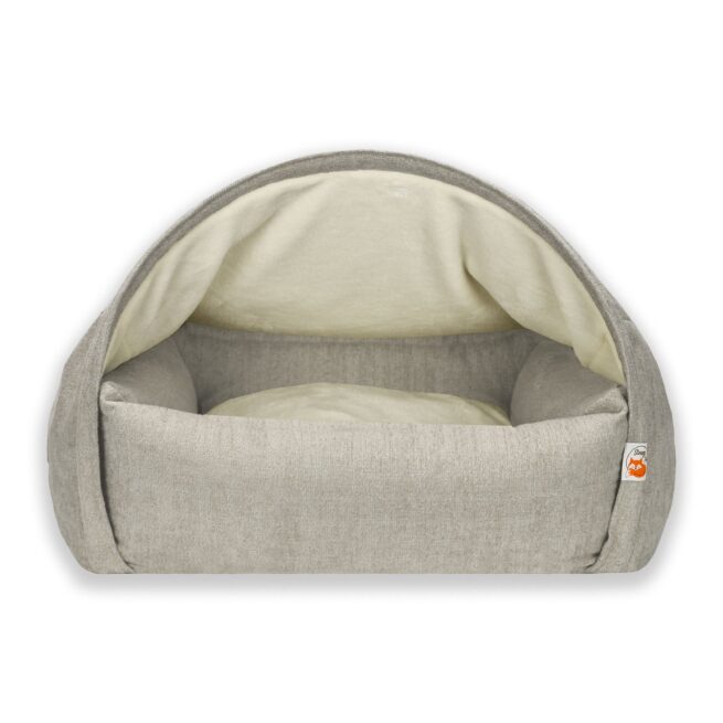 Hondenmand Snuggle Cave Sleepy Fox® Soft Touch Cream - Afbeelding 2