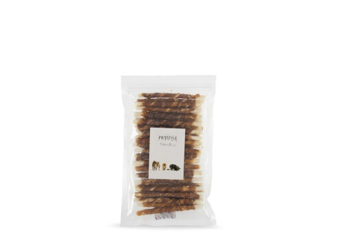 Gedraaide staafjes met Eend 12,5cm 30 stuks