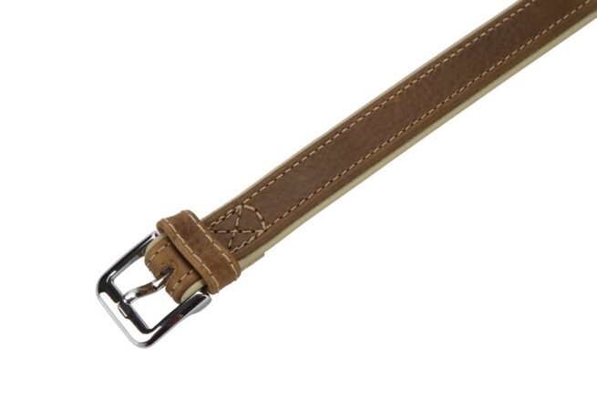 Beeztees leren halsband Comfort Bruin - Afbeelding 2