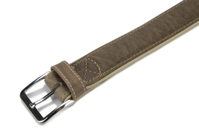 Beeztees leren halsband Comfort Grijs - Afbeelding 2