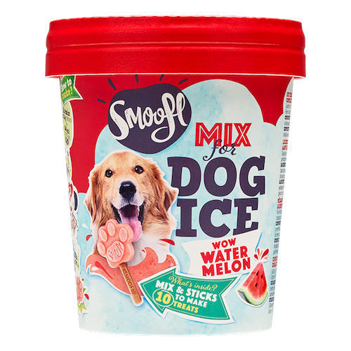 Smoofl Watermeloen Mix voor hondenijs