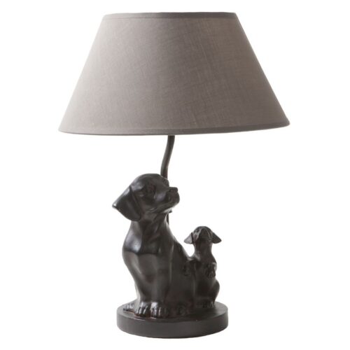 Happy House Lamp met hond