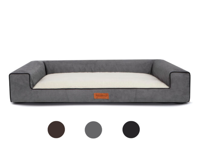 Hondenmand Lounge Bed Suedine Deluxe