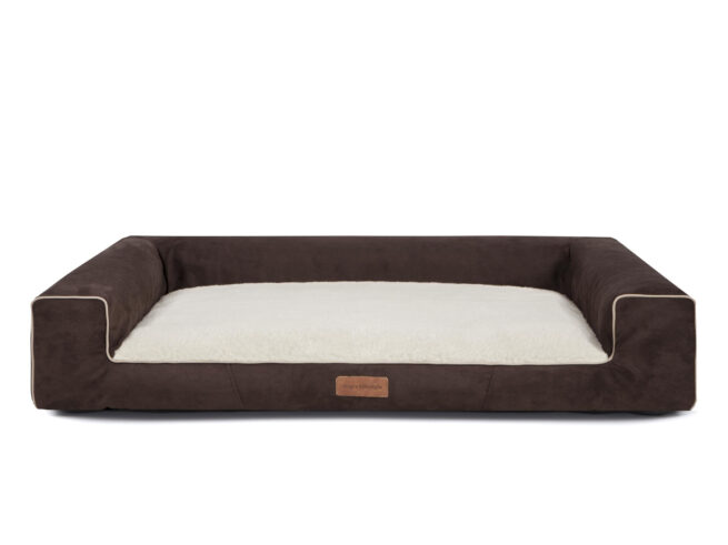 Hondenmand Lounge Bed Suedine Deluxe - Afbeelding 4