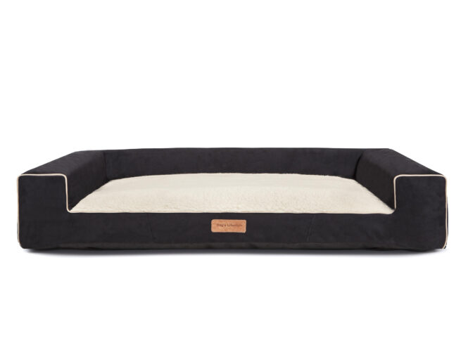 Hondenmand Lounge Bed Suedine Deluxe - Afbeelding 2