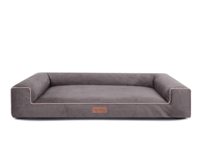 ( Orthopedische ) Hondenmand Lounge Bed Velvet - Afbeelding 8