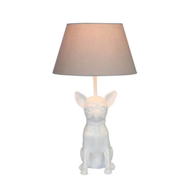 Happy House Lamp Chichuahua Glanzend Wit - Afbeelding 2