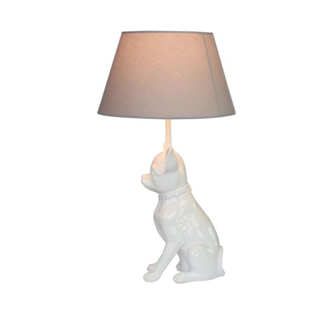 Happy House Lamp Chichuahua Glanzend Wit - Afbeelding 3
