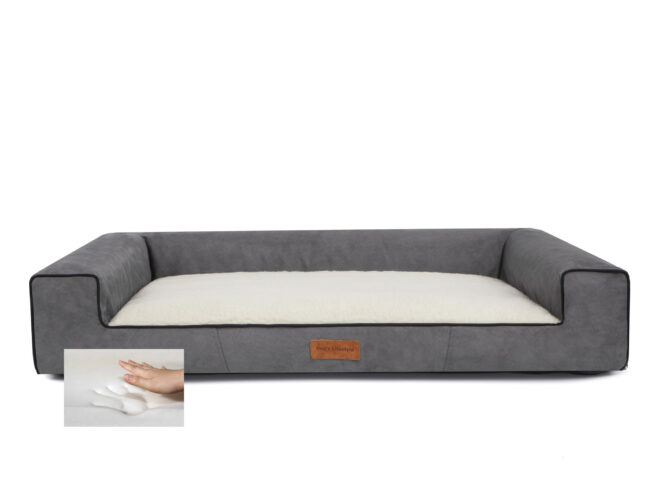 Hondenmand Lounge Bed Suedine Deluxe - Afbeelding 9