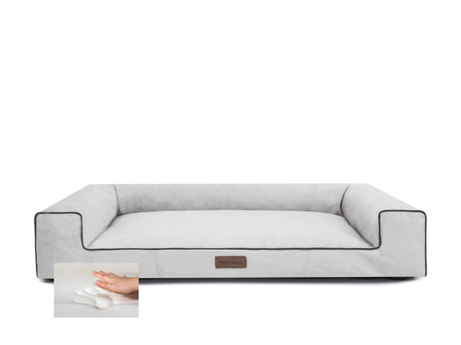 ( Orthopedische ) Hondenmand Lounge Bed Velvet - Afbeelding 5