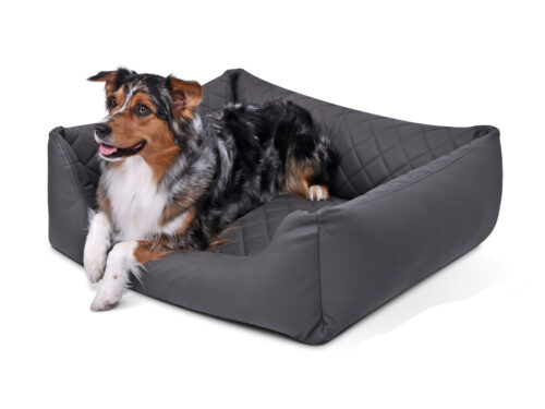 Hondenmand Premium Kunstleer Antraciet