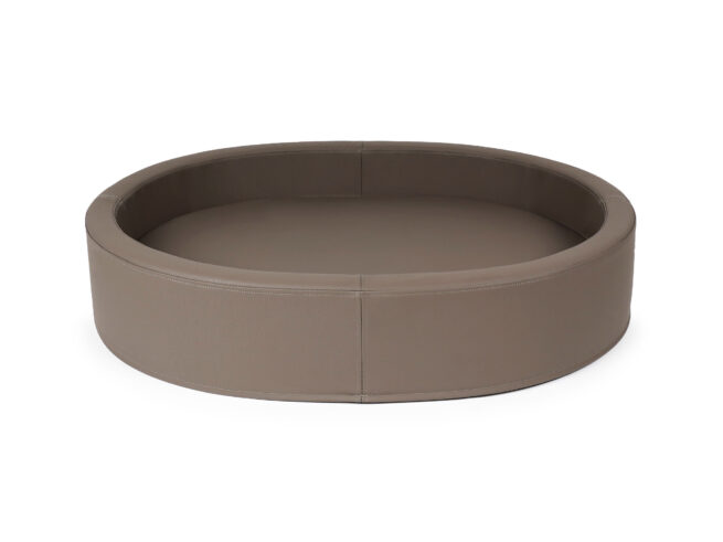 Hondenmand Solatium Premium Leer Taupe - Afbeelding 5