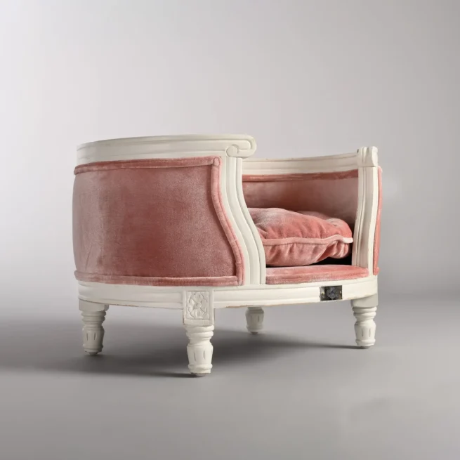 Hondensofa Lord Lou George Pink Velvet - Afbeelding 3
