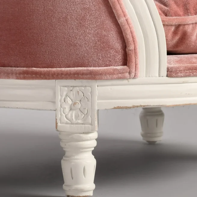 Hondensofa Lord Lou George Pink Velvet - Afbeelding 4