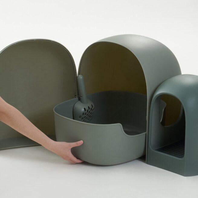 Makesure Design Kattenbak Max Mosgroen - Afbeelding 6
