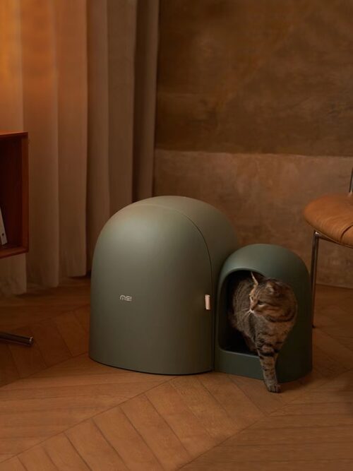 Gimpet Katsy Kattenbak Deluxe Zwart 55x45x42 Cm van