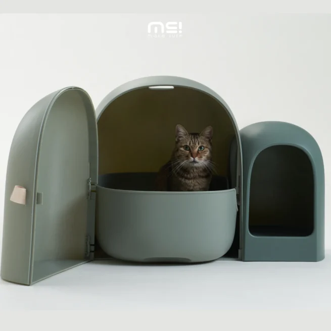Makesure Design Kattenbak Max Mosgroen - Afbeelding 3