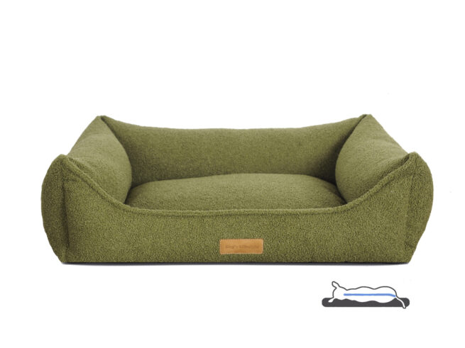 Hondenmand Bouclé Groen - Afbeelding 5