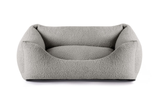 Orthopedische hondenmand Boucle Grijs - Afbeelding 4