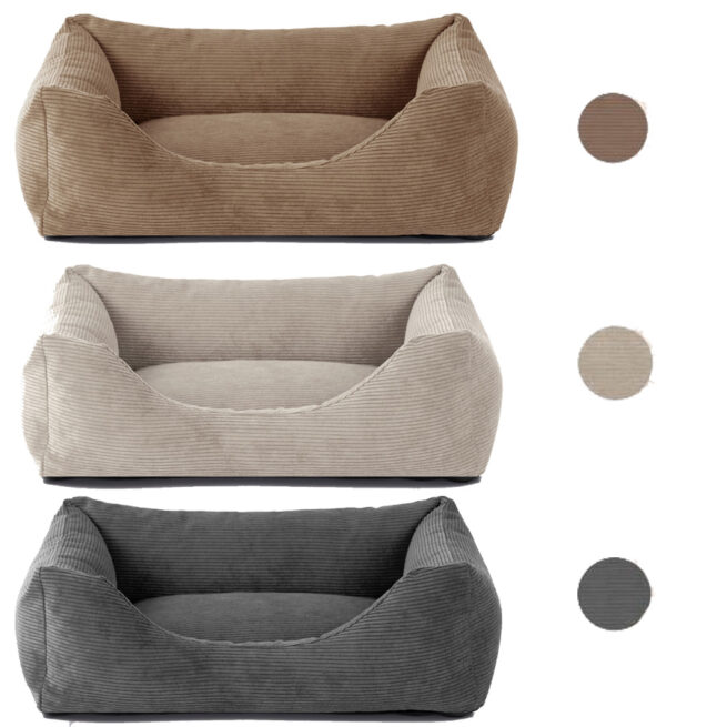 Orthopedische Hondenmand Ribbed Antraciet - Afbeelding 3