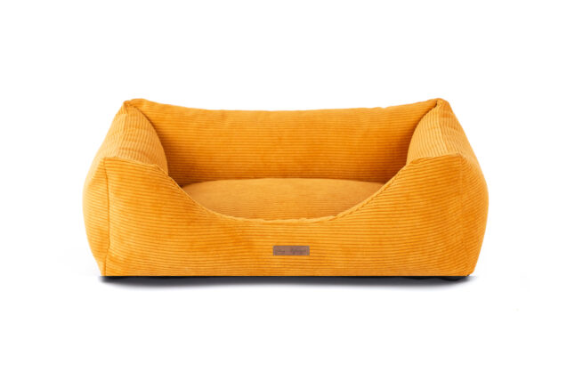 Orthopedische Hondenmand Ribbed Okergeel - Afbeelding 2