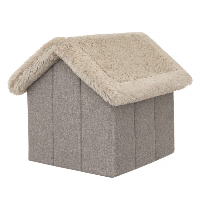 Hondenhuisje Supersoft Fluffy Deluxe Beige/Taupe - Afbeelding 3