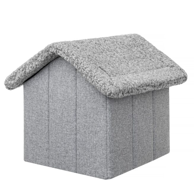 Hondenhuisje Supersoft Fluffy Deluxe Grijs - Afbeelding 3